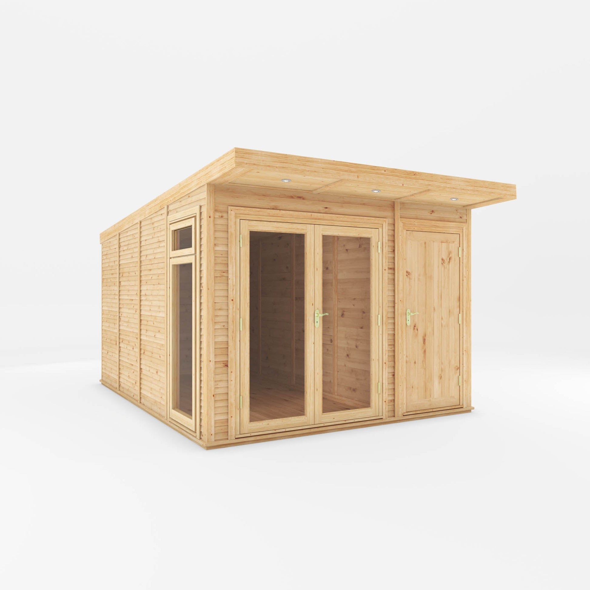 Mercia The Classic Insulated Garden Room with Side Shed - Mercia