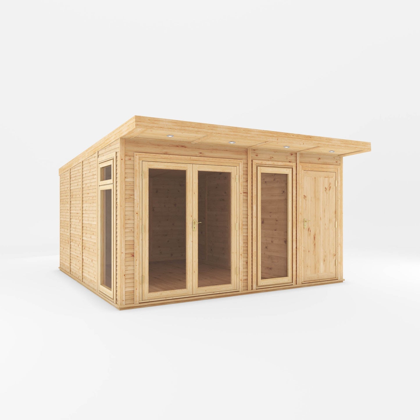 Mercia The Classic Insulated Garden Room with Side Shed - image 2