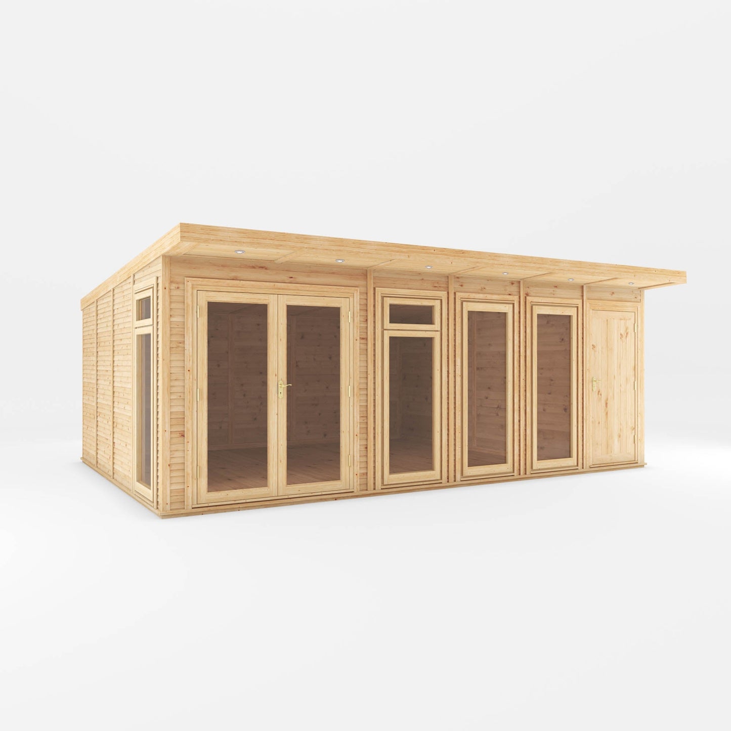 Mercia The Classic Insulated Garden Room with Side Shed - image 4