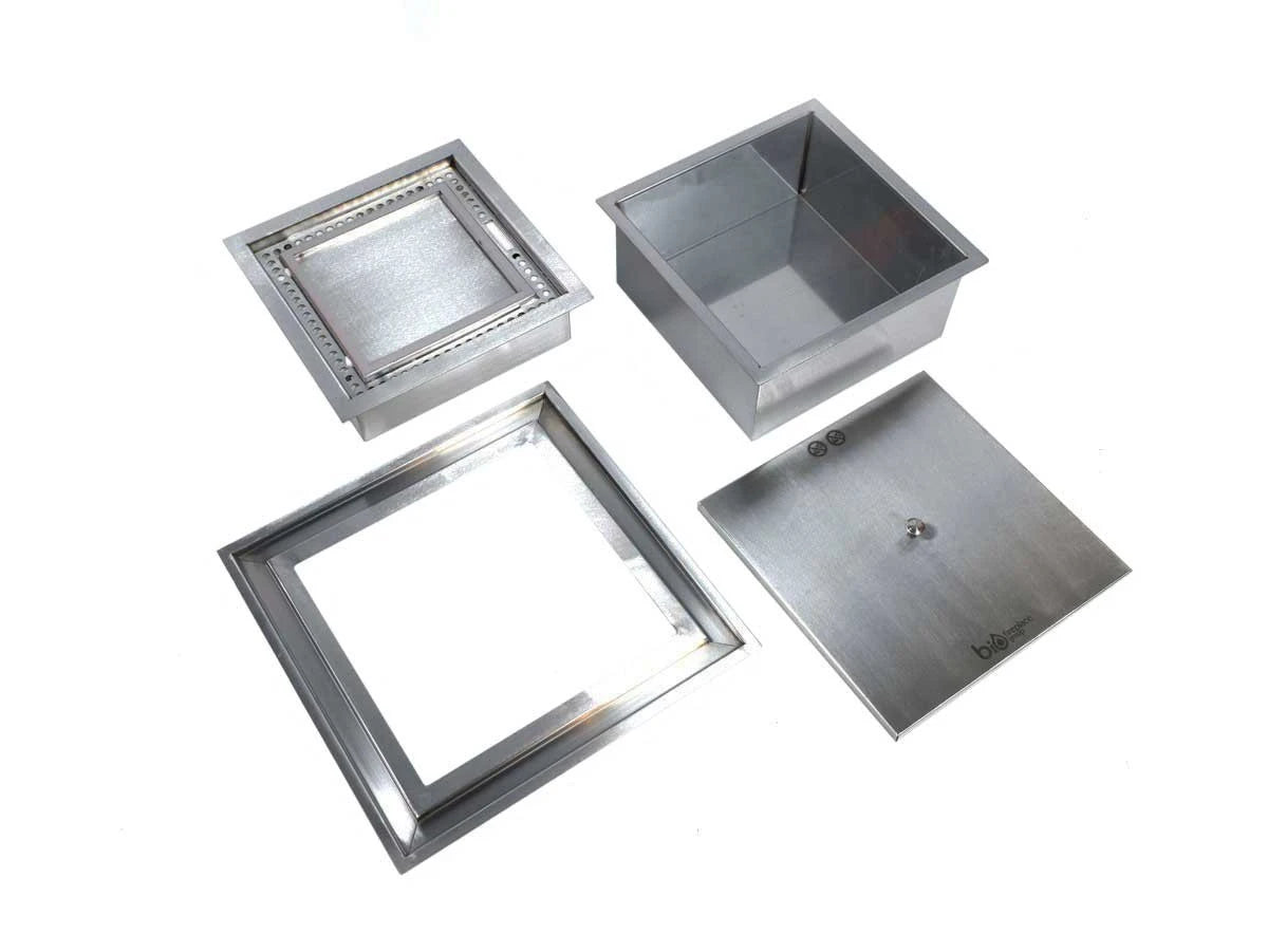 Outdoor Square Burner - 5 liter - Outdoor Bioethanol Burner