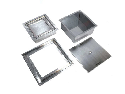 Outdoor Square Burner - 5 liter - Outdoor Bioethanol Burner