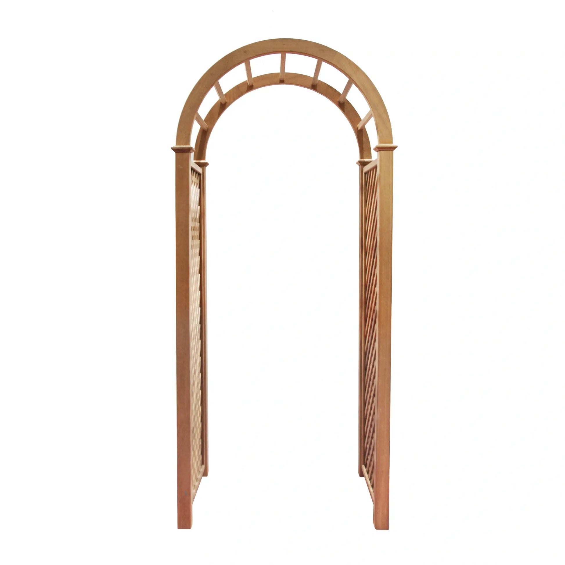 Arco Pequeño para Rosas RHS Prestige de Madera Iroko o Tratada Térmicamente