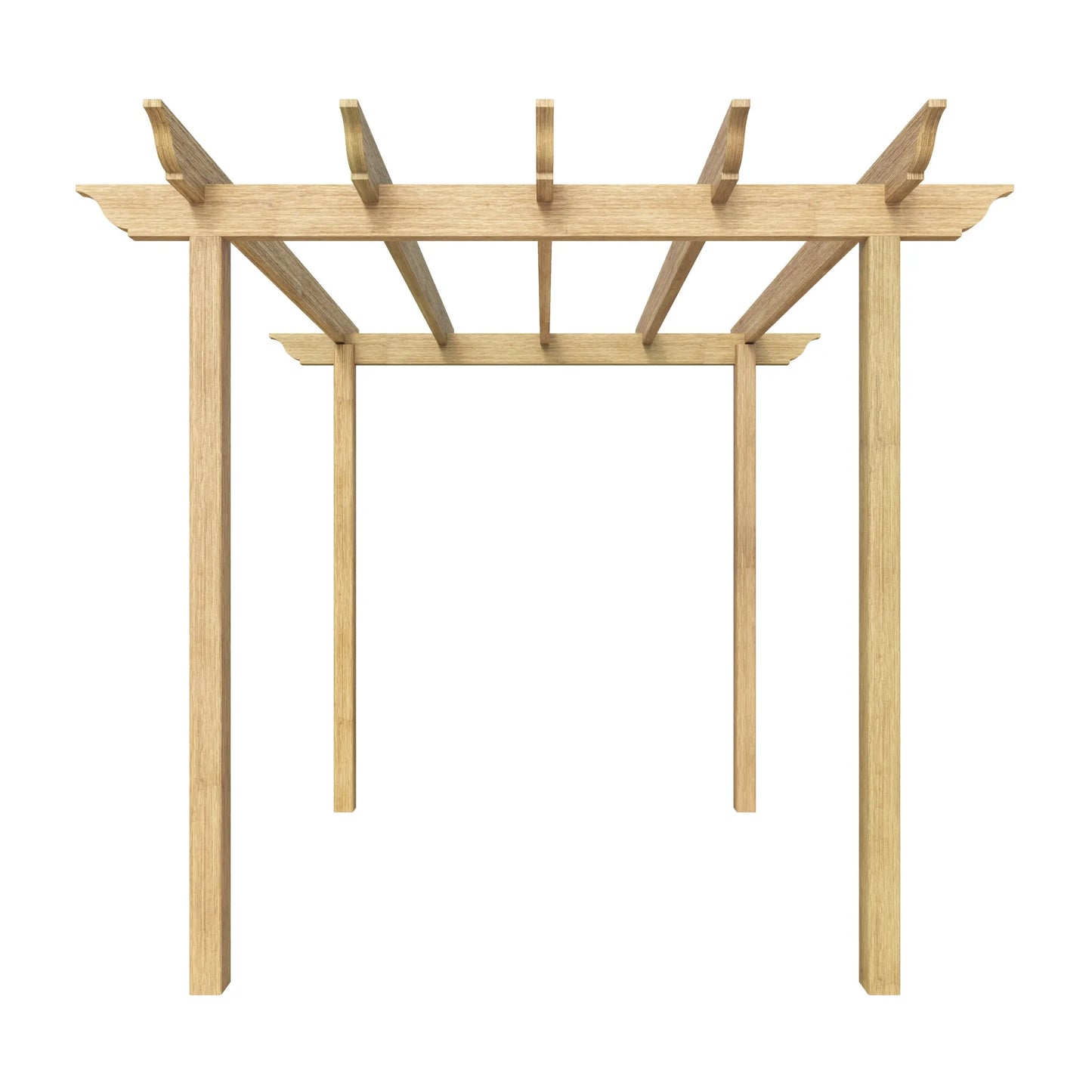 Pérgola Pequeña RHS Prestige de Madera Iroko o Térmicamente Tratada