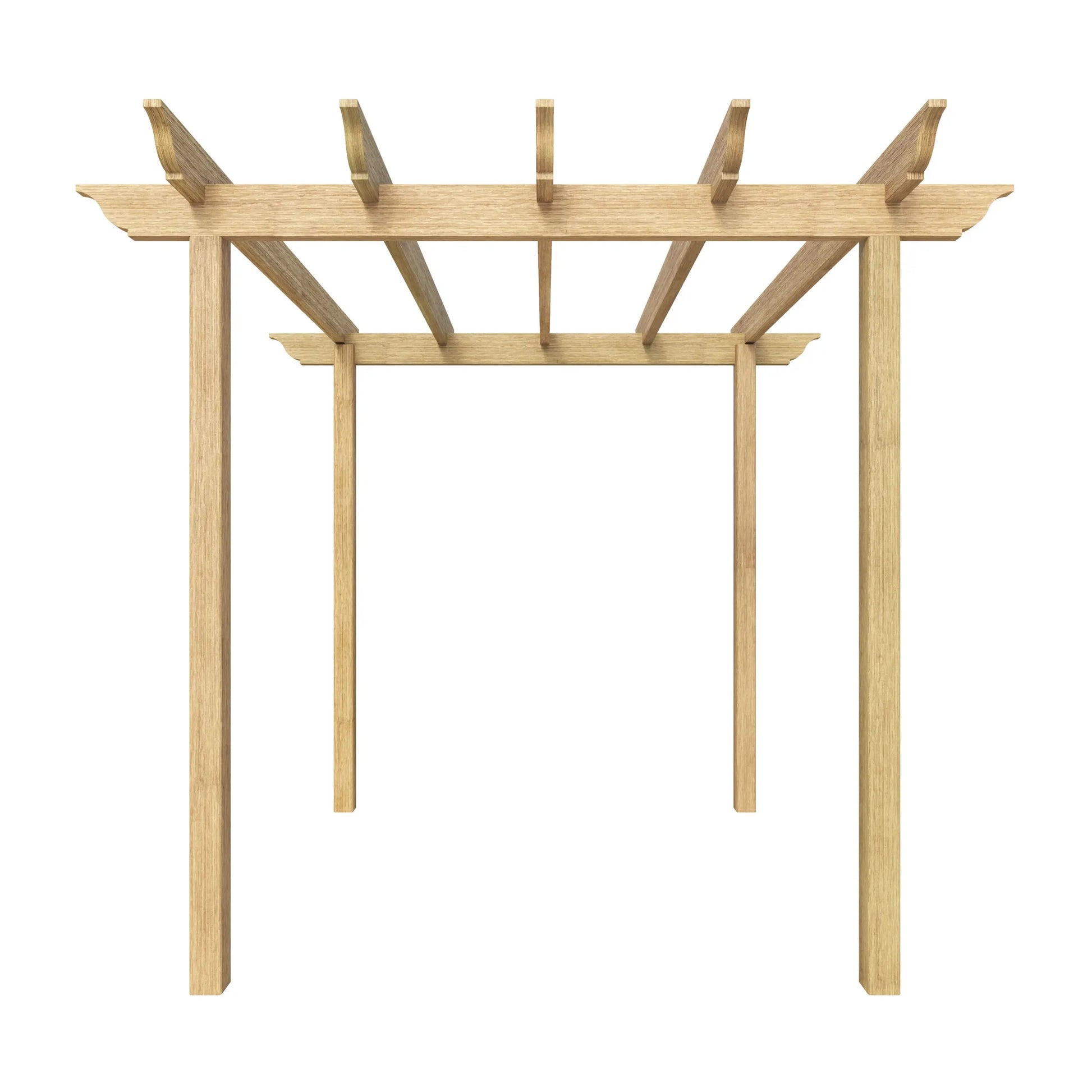 Pérgola Pequeña RHS Prestige de Madera Iroko o Térmicamente Tratada
