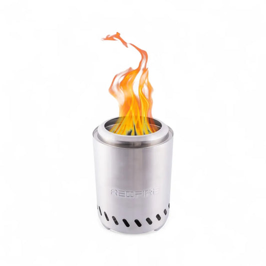 Volcano Pellet Tabletop Fire Pit Medium – Stainless Steel - Outdoor Fire Bowl