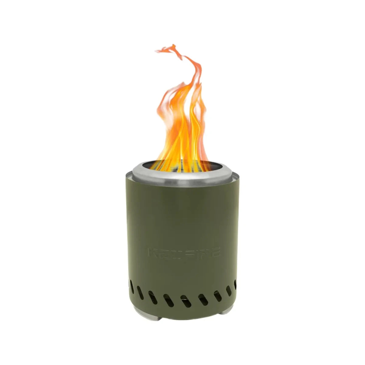 Volcano Pellet Tabletop Fire Pit Medium – Olive Green - Outdoor Fire Bowl