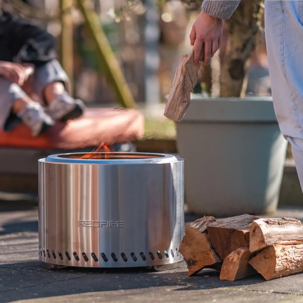Volcano Pellet Fire Pit Extra Large – Stainless Steel - Smokeless Fire Pit - image 3