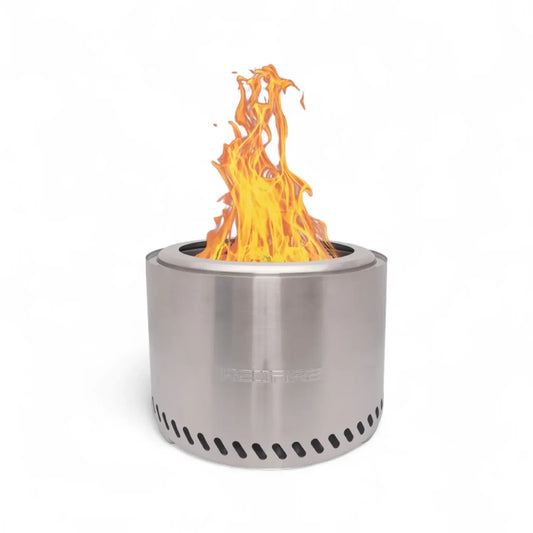 Volcano Pellet Fire Pit Extra Large – Stainless Steel - Smokeless Fire Pit
