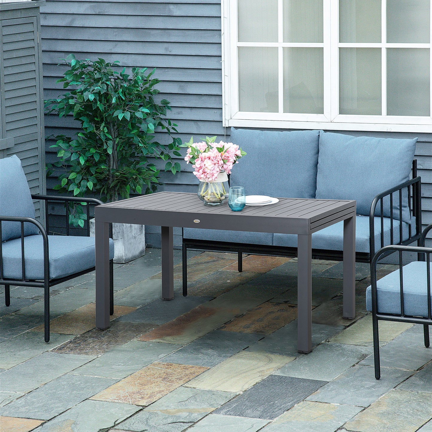 Mediterraneo Extendable Garden Table 135-270cm x 90cm x 75cm