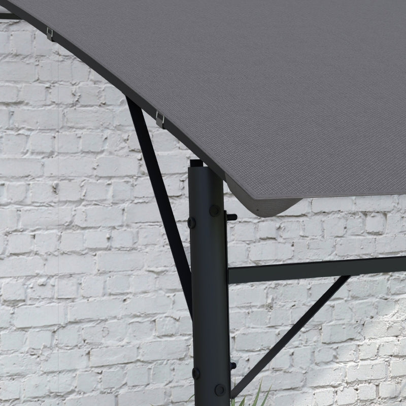 3m x 4m PA – Coated Sun Shade Shelter – Metal Frame Patio Cover