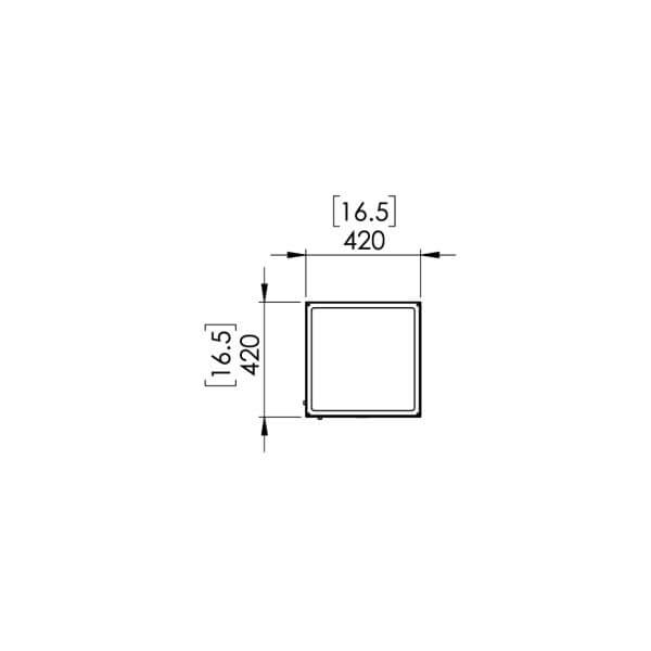 EcoSmart Be Designer Fireplace Dimensions