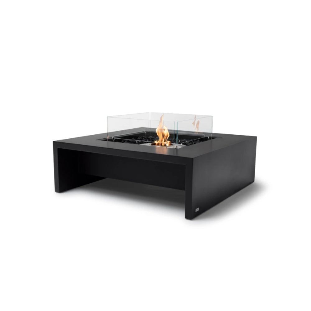 EcoSmart Mojito 40 Fire Pit Ethanol Graphite Finish Stainless Steel Burner