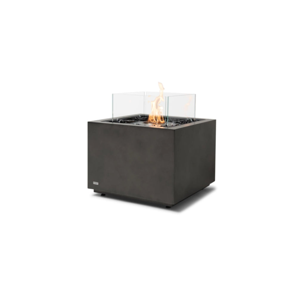 EcoSmart Sidecar 24 Fire Pit Ethanol Natural Finish Stainless Steel Burner