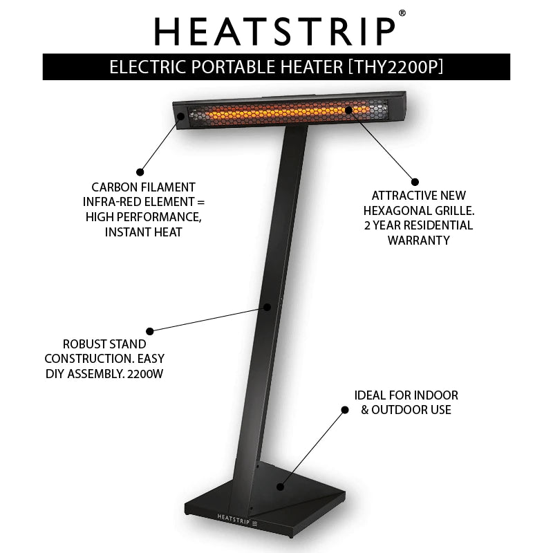 Portable Intense - Freestanding Electric Patio Heater - image 3