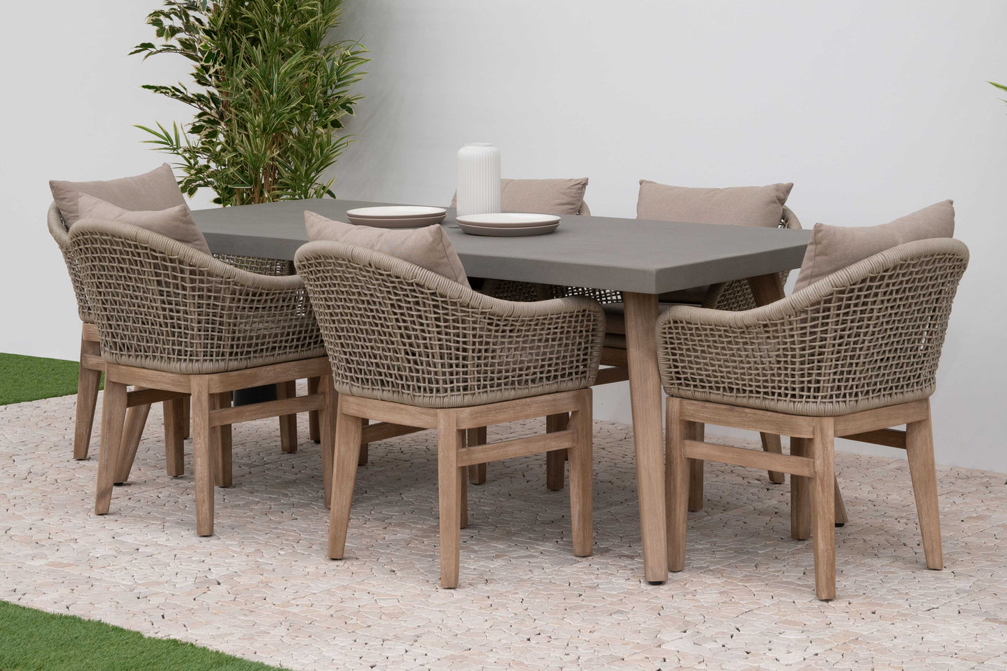 Nova outdoor seating set full layout