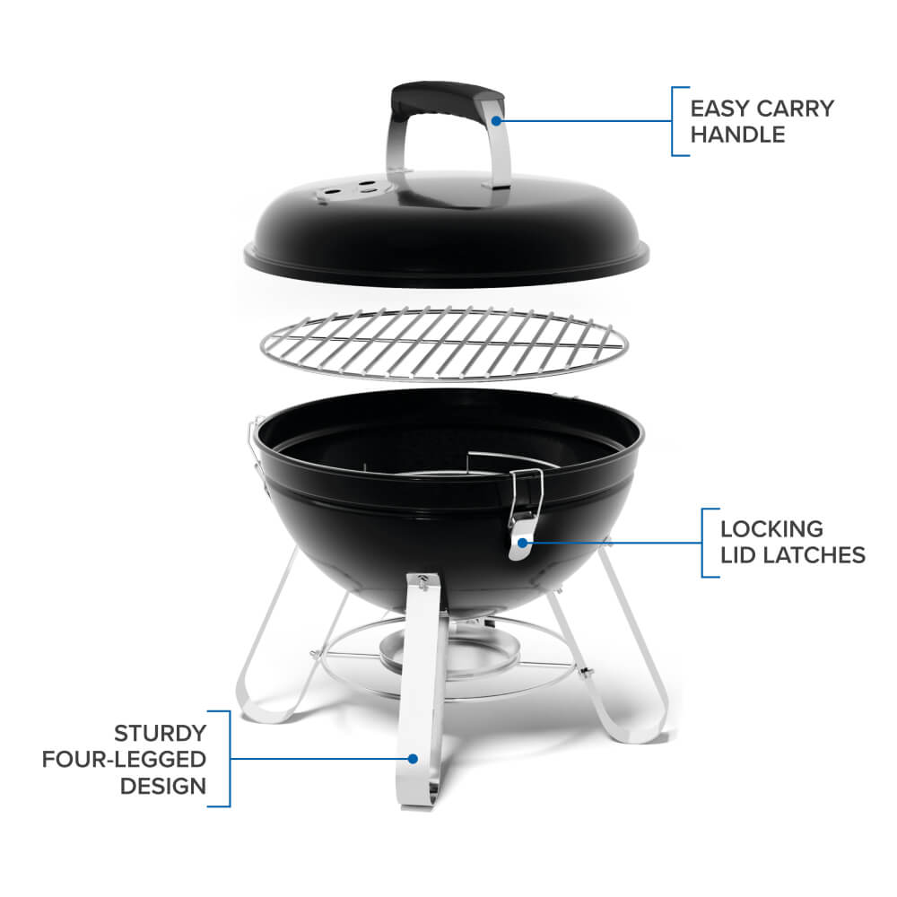 Napoleon 14" Charcoal Premium Kettle BBQ