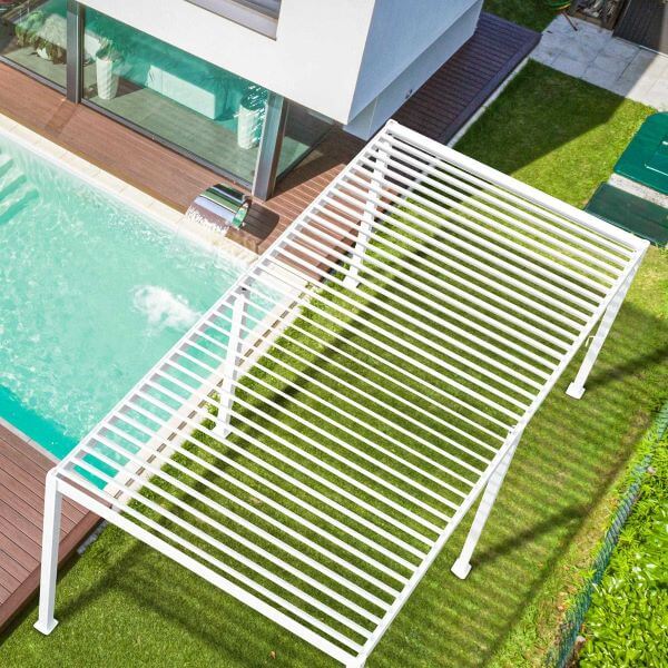 Nova Titan Pergola 4x3 White