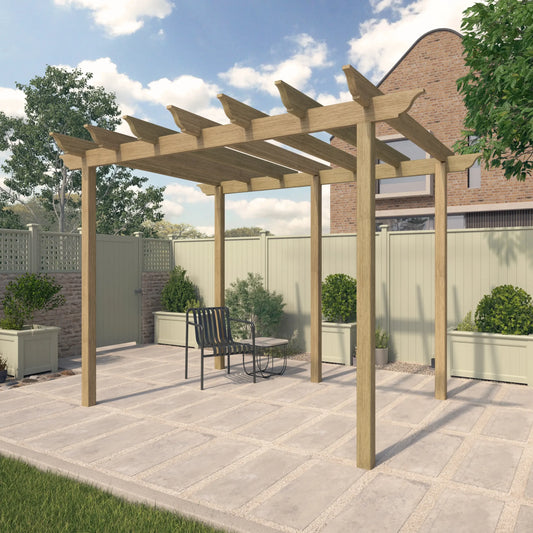 RHS Prestige Pérgola Mediana de Madera