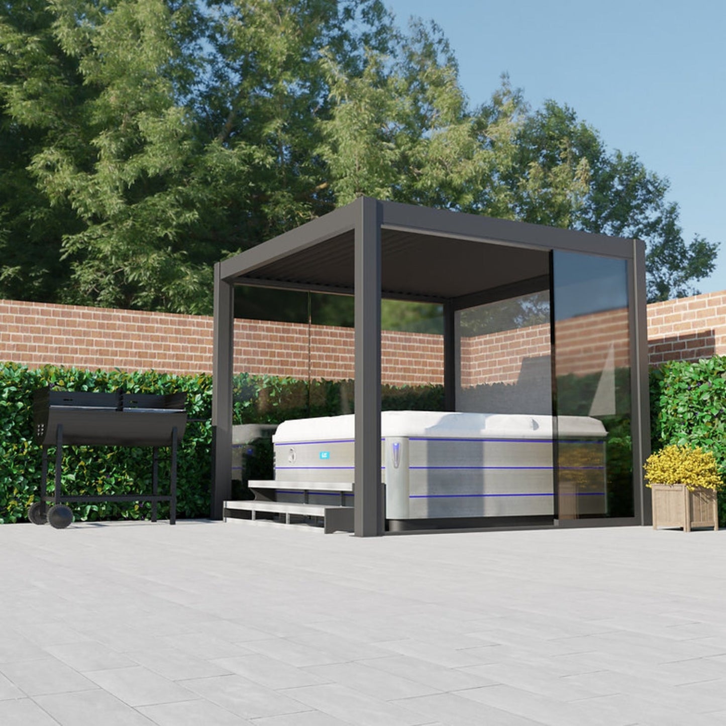 Remanso Luxury Electric LED Pergola
