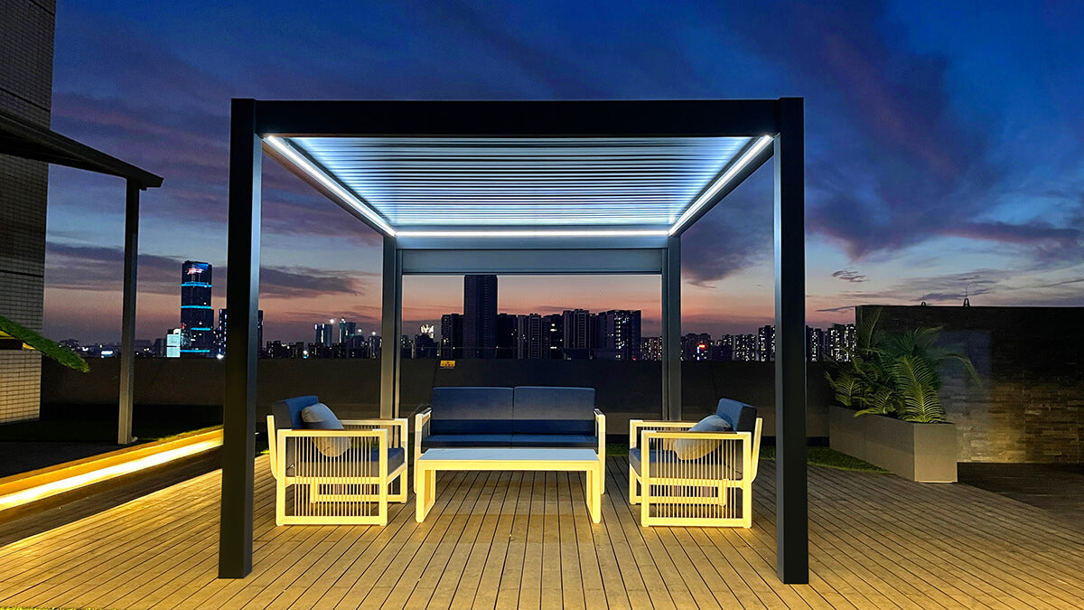 Remanso Luxury Electric LED Pergola