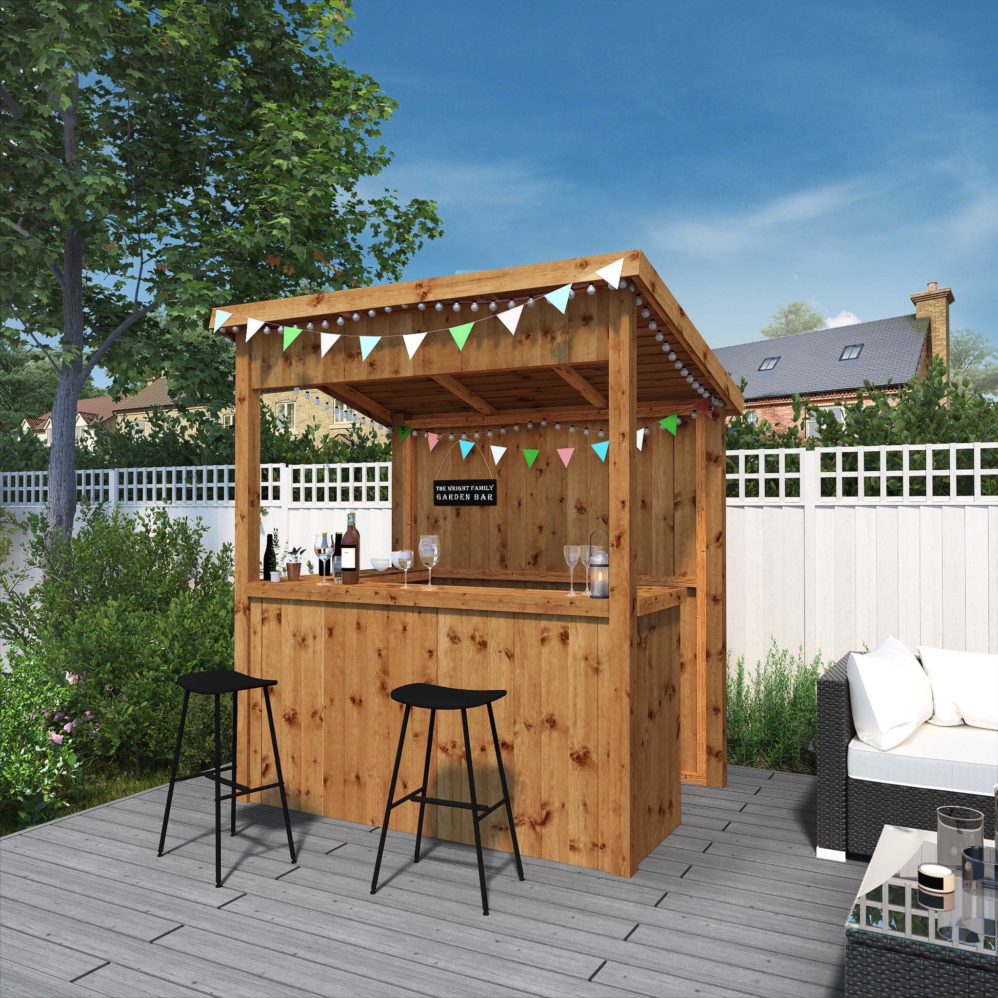 Mercia 6' x 4' Pressure Treated Garden Bar - image 2