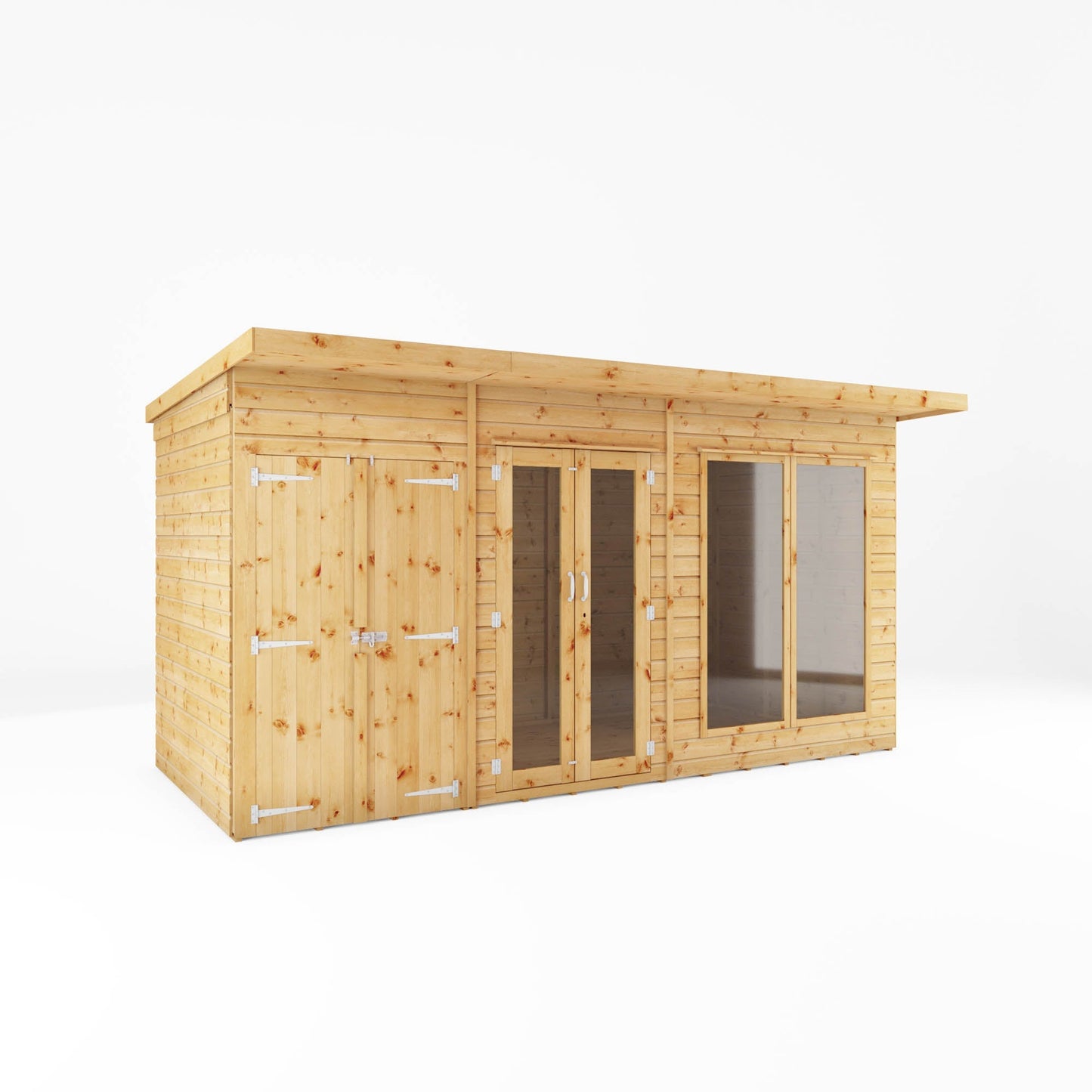 Mercia Maine Summerhouse with Side Shed - Mercia