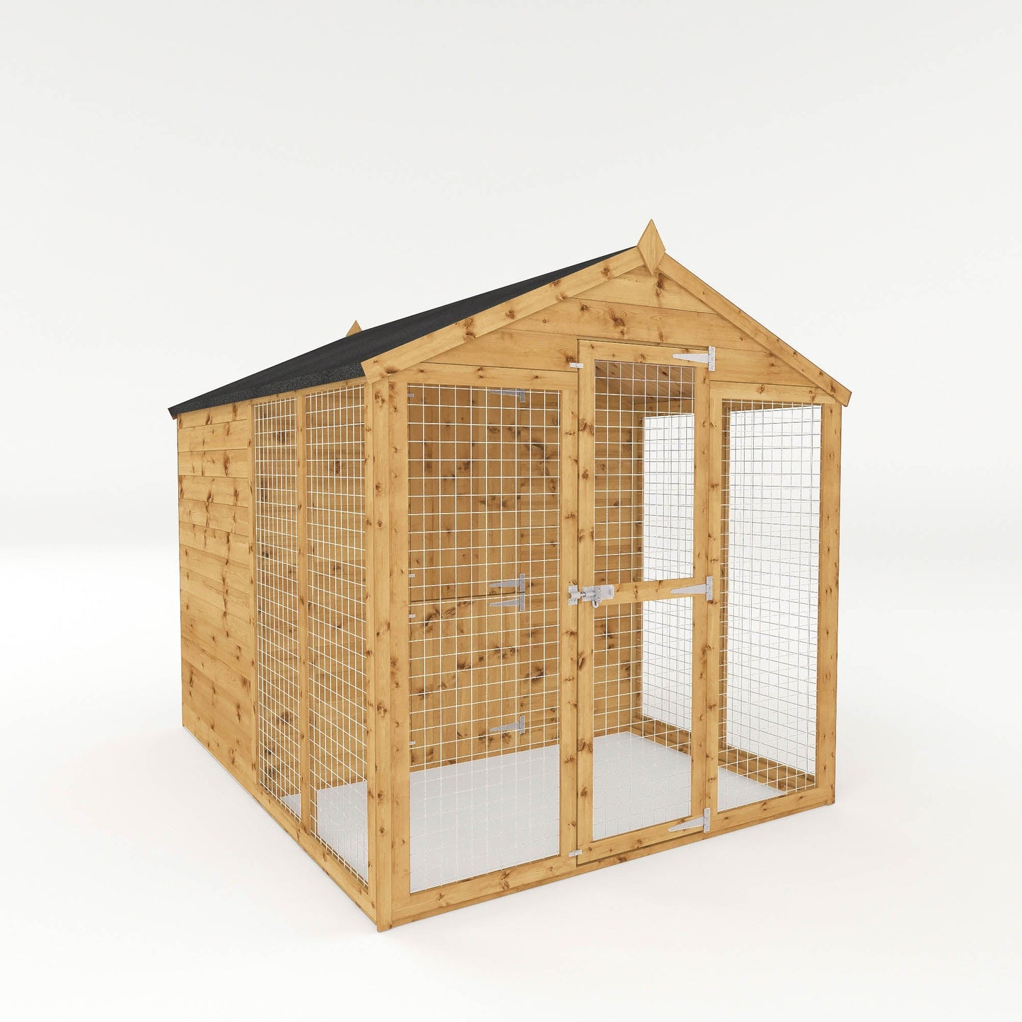 Mercia Shiplap Apex Dog Kennel & Run - Mercia