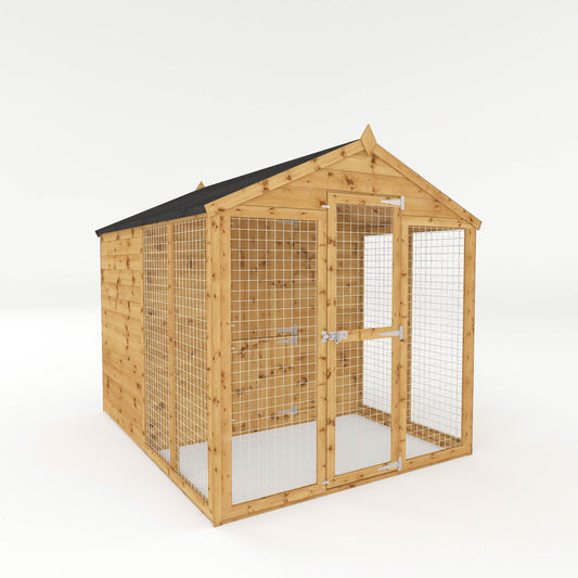 Mercia Shiplap Apex Dog Kennel & Run - Mercia