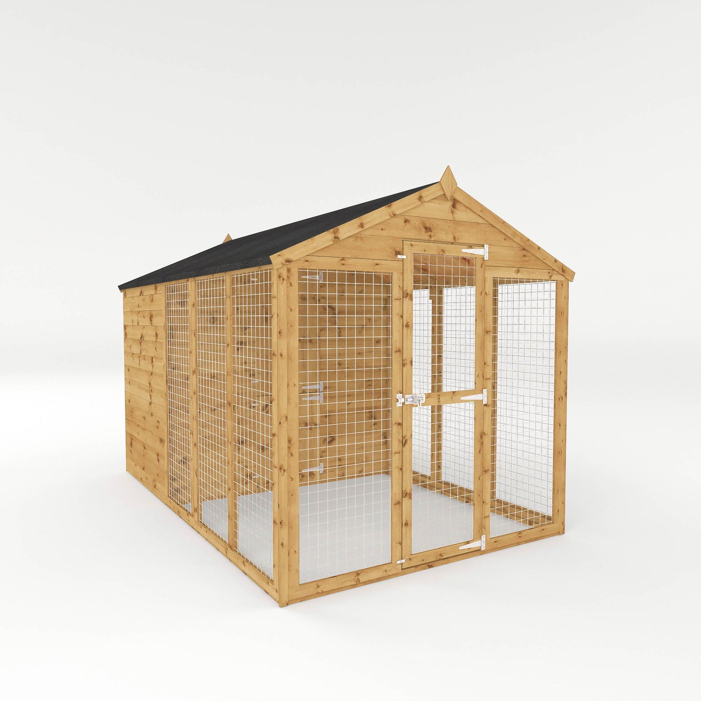 Mercia Shiplap Apex Dog Kennel & Run - image 2