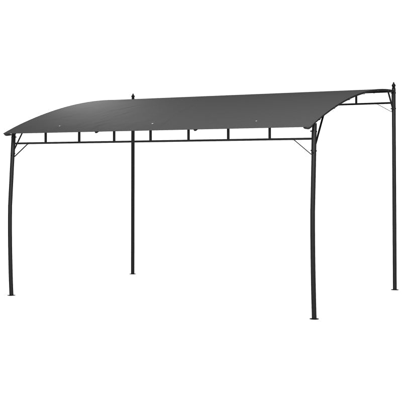 3m x 4m PA – Coated Sun Shade Shelter – Metal Frame Patio Cover