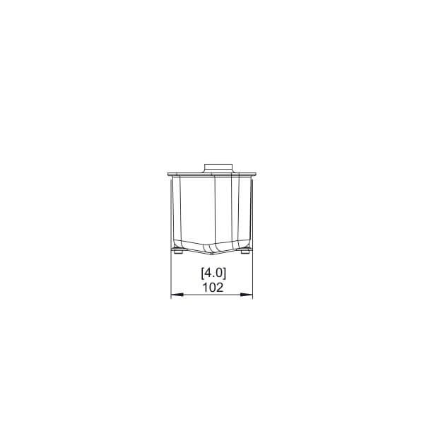 EcoSmart Fire VB2 Ethanol Burner Dimensions Right