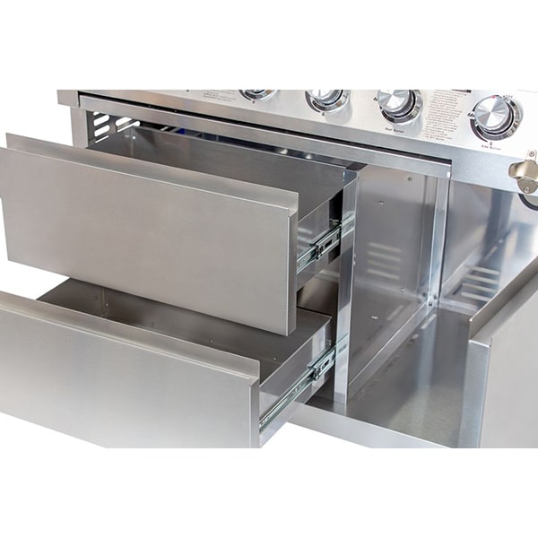 Whistler Grills Malborough Outdoor Kitchen Drawers Detailed