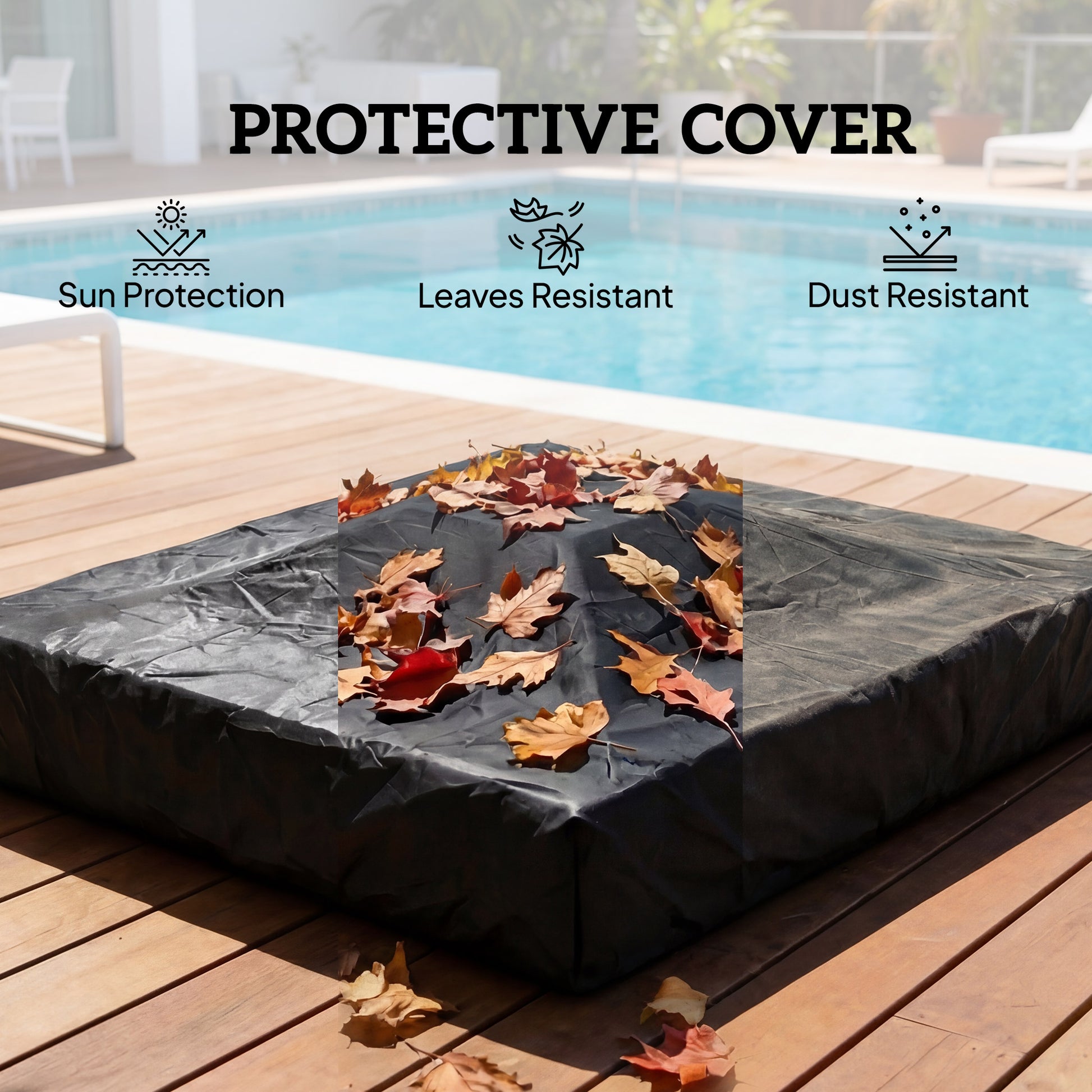 Outsunny Rattan Sun Loungers Set of 2 with Side Table, Garden Recliner Sunbeds with Adjustable Back, Cushions, Dark Grey