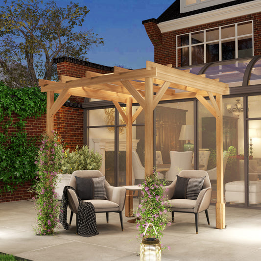 Mediterraneo 2 x 2 m Wooden Pergola Kit