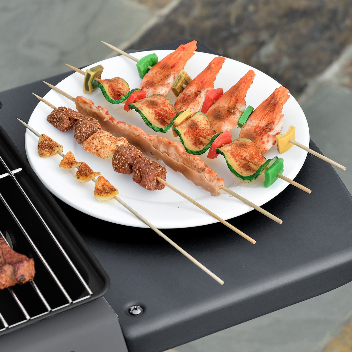 Outsunny 2 x 2.8kW Burner Gas BBQ - Grey