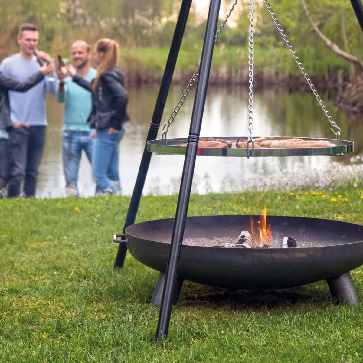 BBQ Tripod - Outdoor Fire Pit - image 5