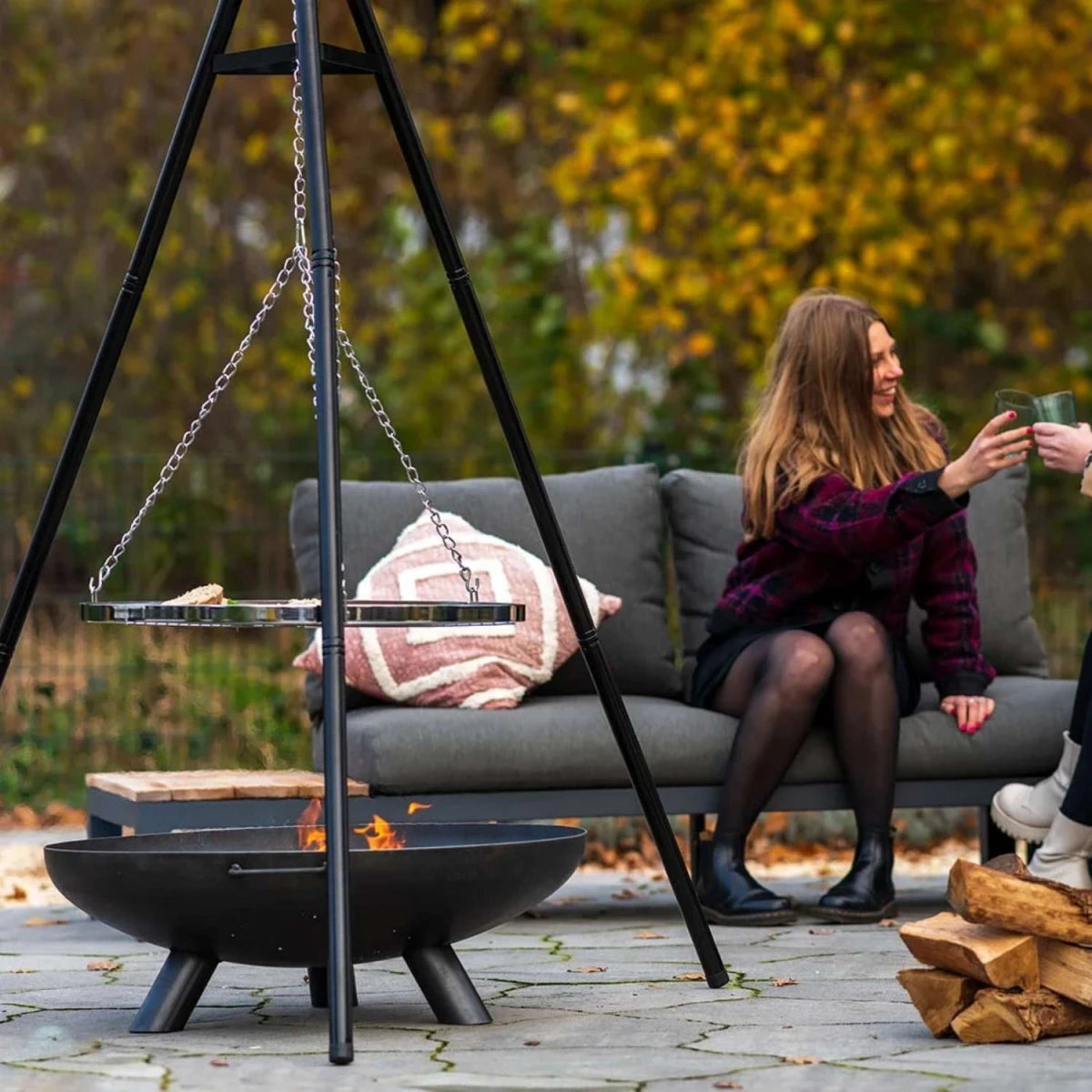 BBQ Tripod - Outdoor Fire Pit - image 2