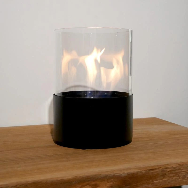 Kennington Round Tabletop Bioethanol Fireplace - Black - image 6