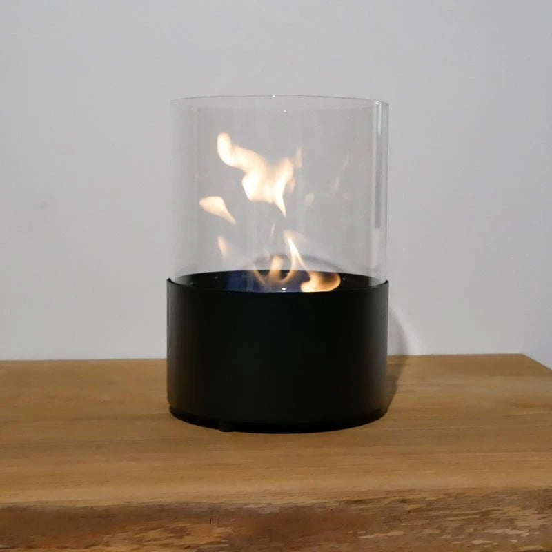 Kennington Round Tabletop Bioethanol Fireplace - Black - image 7