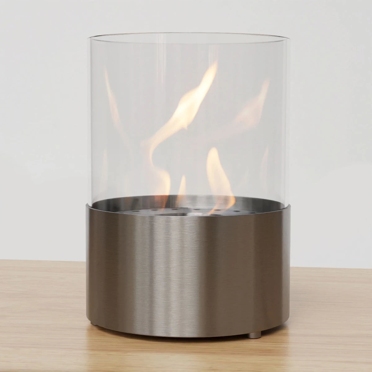 Kennington Round Tabletop Bioethanol Fireplace - Steel - image 5