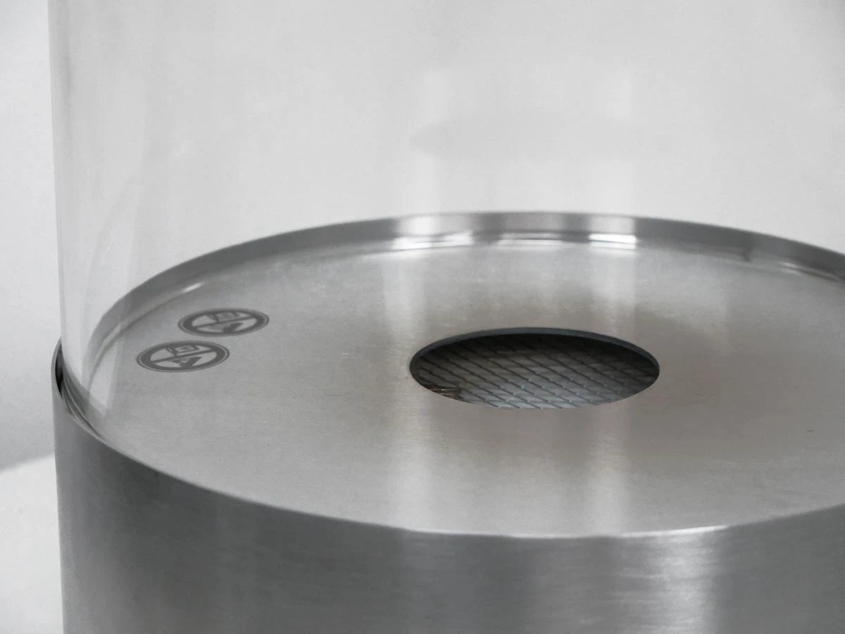 Southwark Round Tabletop Bioethanol Fireplace - Steel - image 2