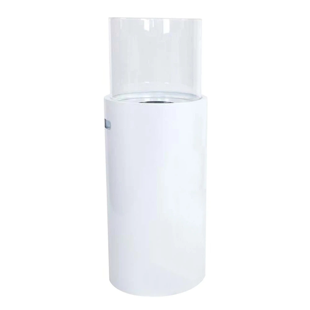 Freestanding Bioethanol Fireplace in White - image 2