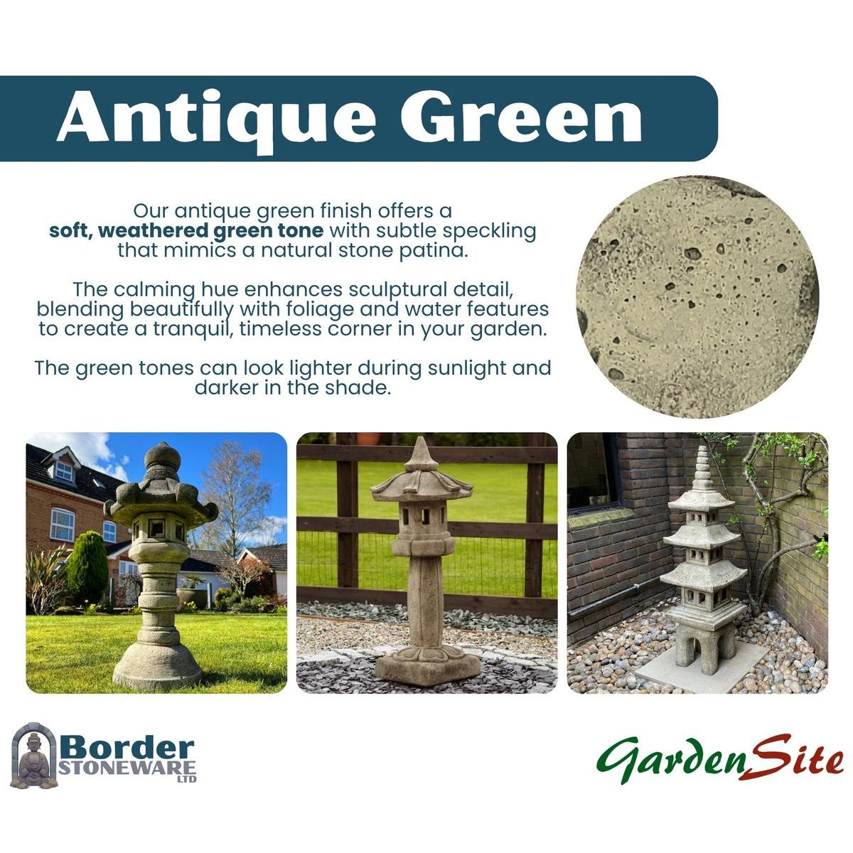 Borderstone Seven Piece Pagoda Oriental Garden Ornament
