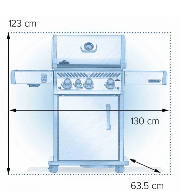 Napoleon Rogue 425 Pro Stainless Steel Premium Gas BBQ