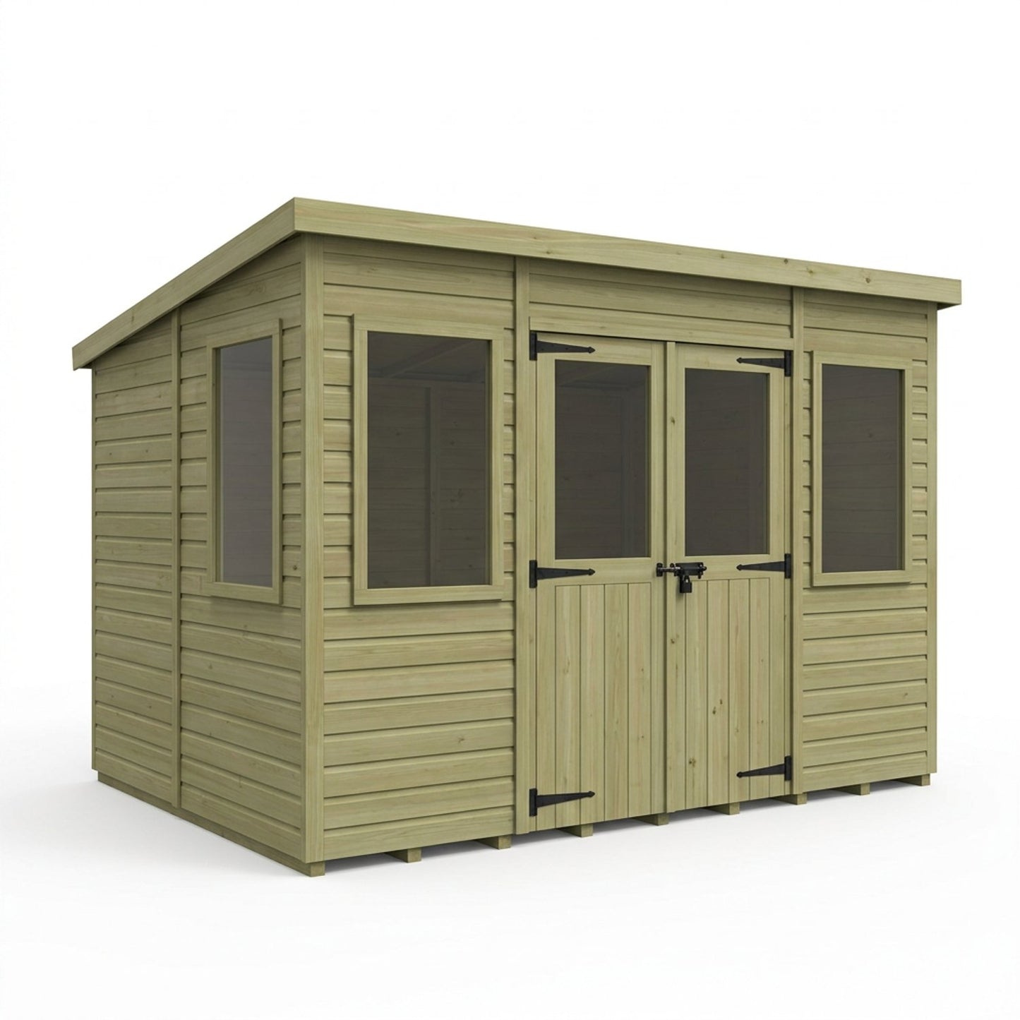 14 x 9 Pent Summerhouse - UK Made Timber Garden Building