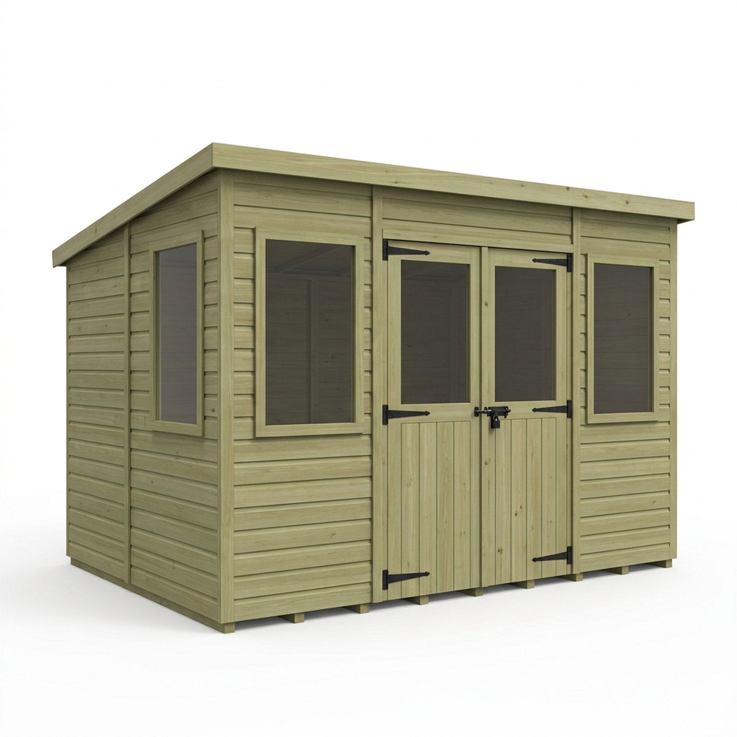 14 x 9 Pent Summerhouse - UK Made Timber Garden Building