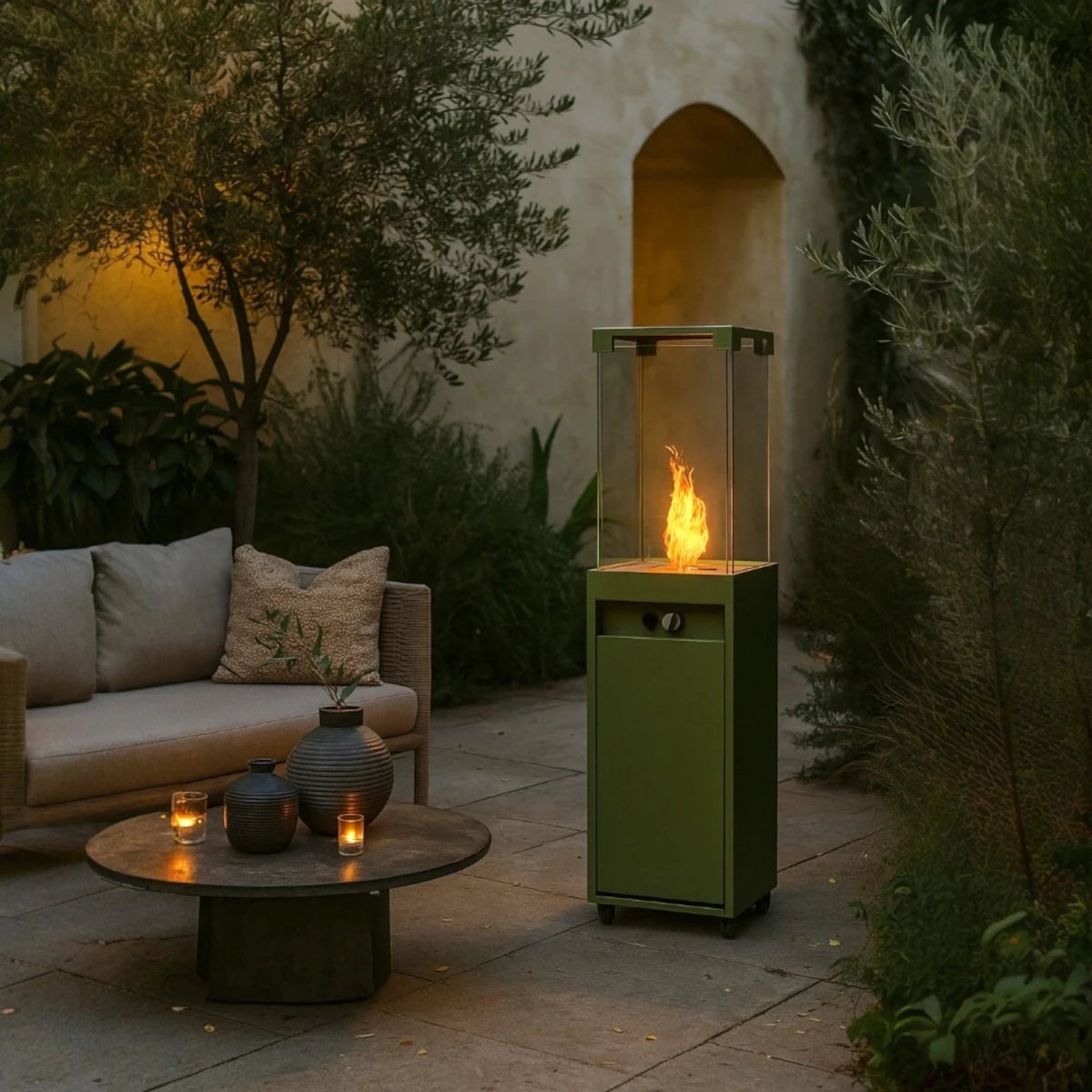 Faro Pale Green Outdoor Gas Heater - Outdoor Gas Patio Heater - image 2