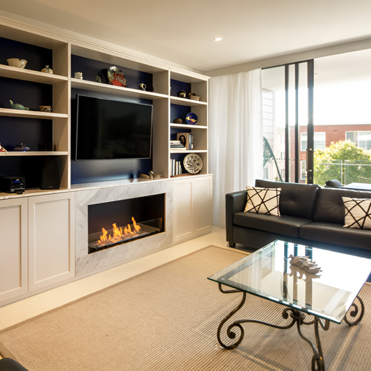 EcoSmart Fire Flex Single Sided Bioethanol Fireplace Insert (0.57m–4.2m)
