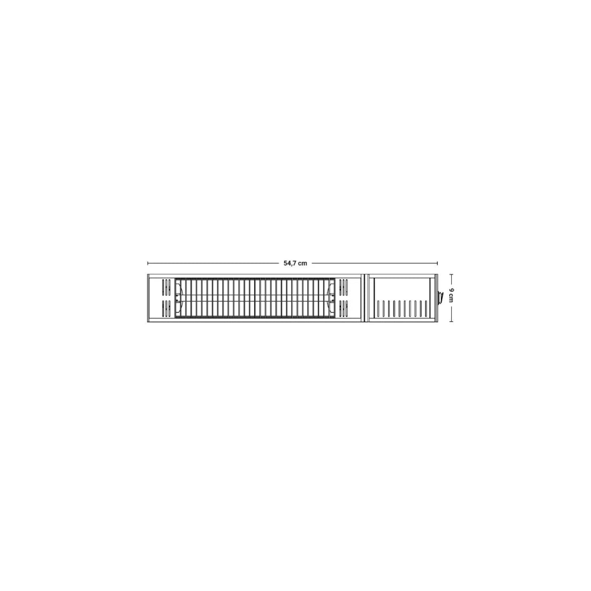 Fortuna Hanging Patio Heater - 1500W - image 3