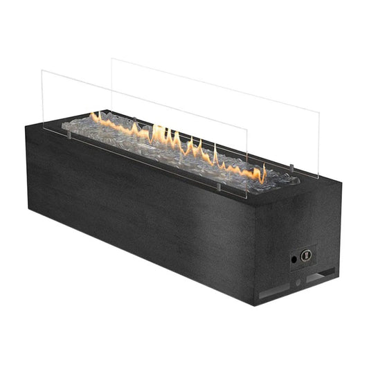Galio Black Gas Fireplace